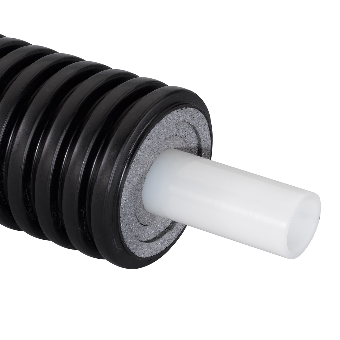 Труба теплоизолированная Ecoflex Thermo Single PE-Xa черный Uponor